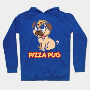 pizza pug dog 1 Hoodie